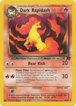 Dark Rapidash 44/82-Kantocards