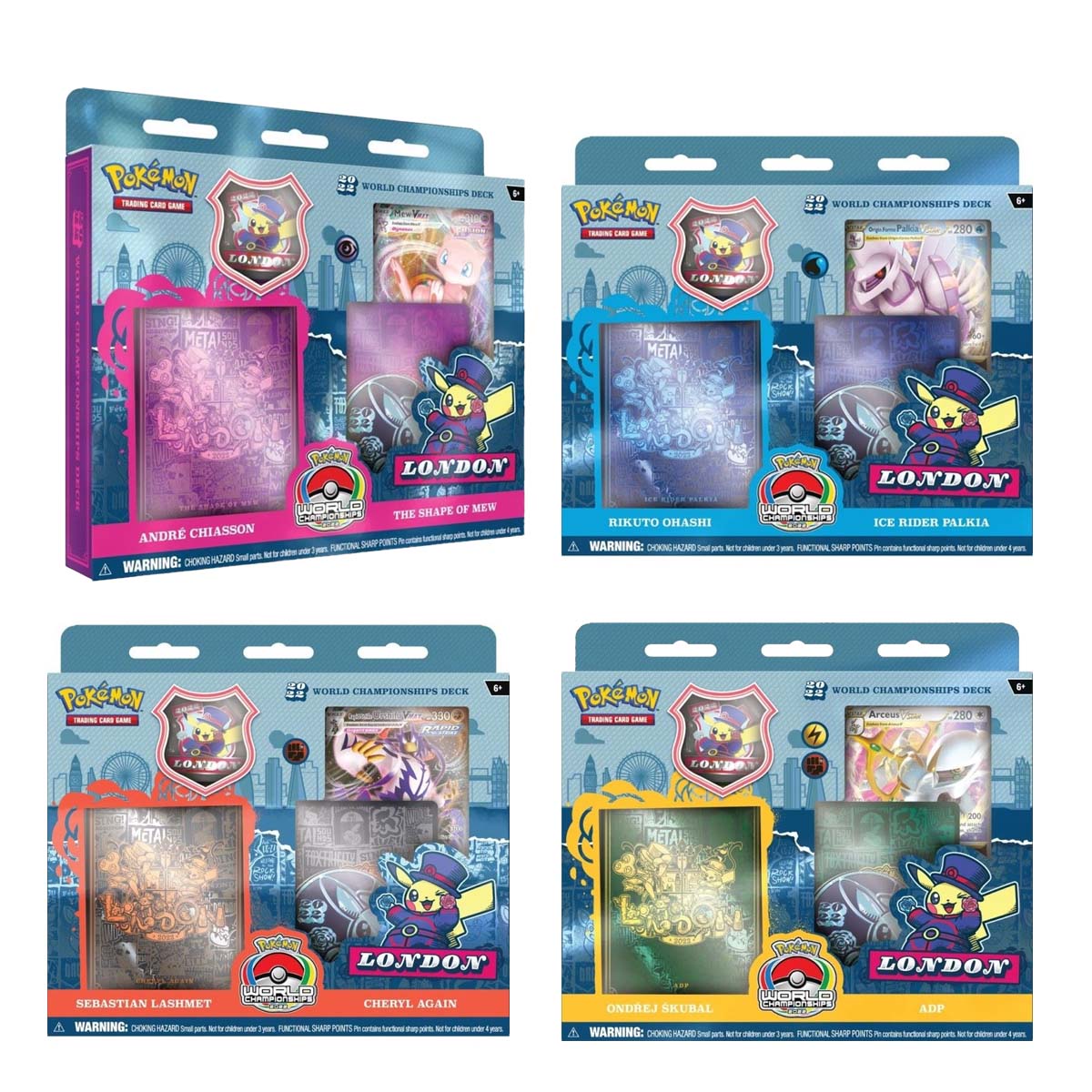 Pokemon TCG: World Championships 2022 Decks (4 Decks)-Kantocards