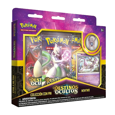 Hidden fates Pin Mewtwo - Español-Kantocards