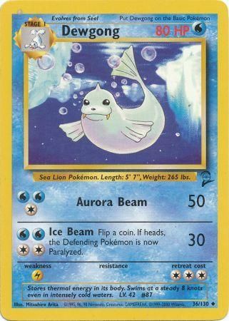 Dewgong 36/130-Kantocards