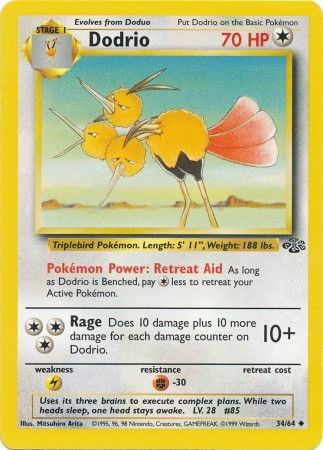 Dodrio 34/64-Kantocards