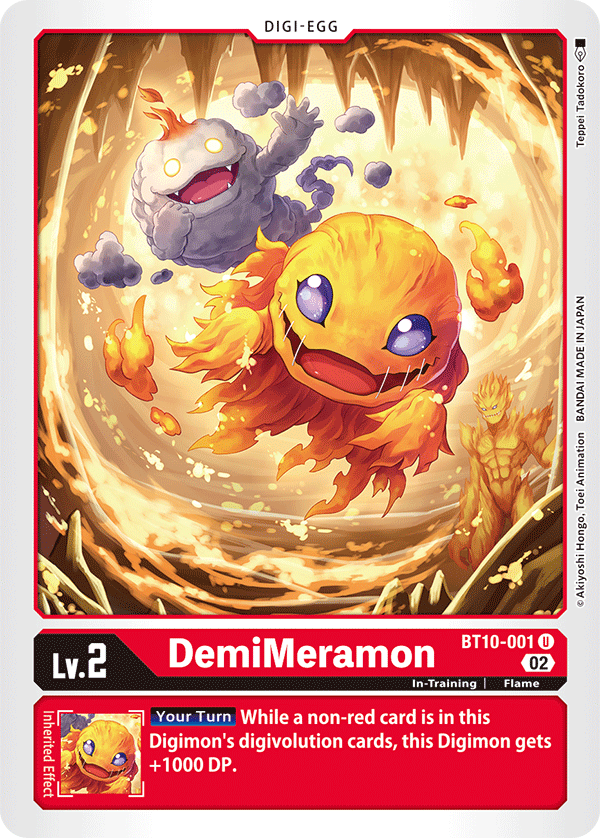 Demimeramon BT10-001-Kantocards