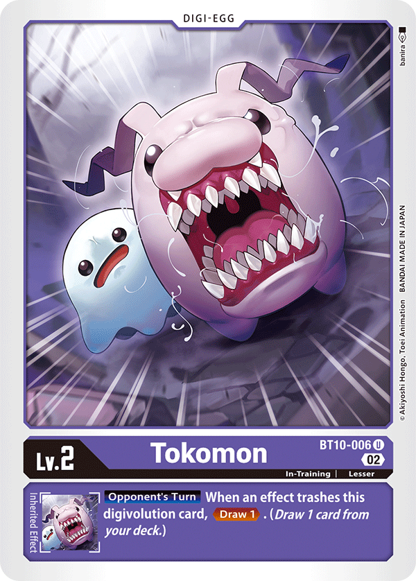 Tokomon BT10-006-Kantocards