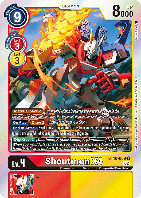 Shoutmon X4 BT10-009-Kantocards