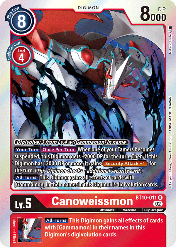 Canoweissmon BT10-011-Kantocards