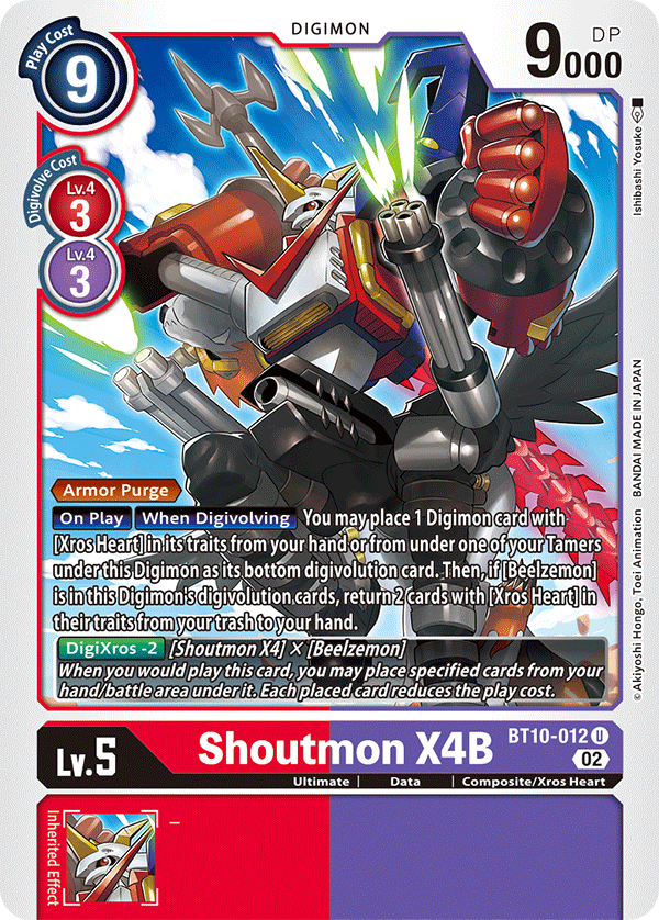 Shoutmon X4B BT10-012-Kantocards