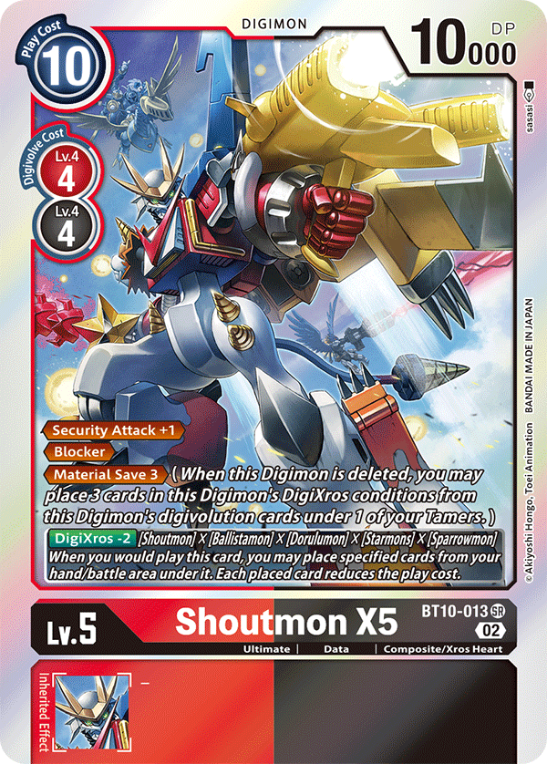 Shoutmon X5 BT10-013-Kantocards