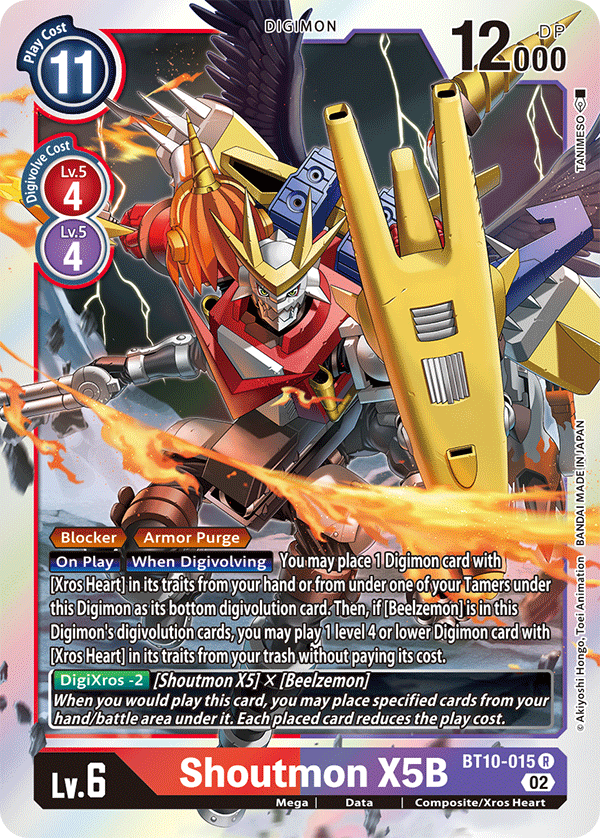 Shoutmon X5B BT10-015-Kantocards