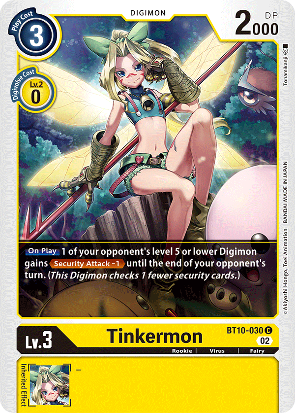 Tinkermon BT10-030-Kantocards
