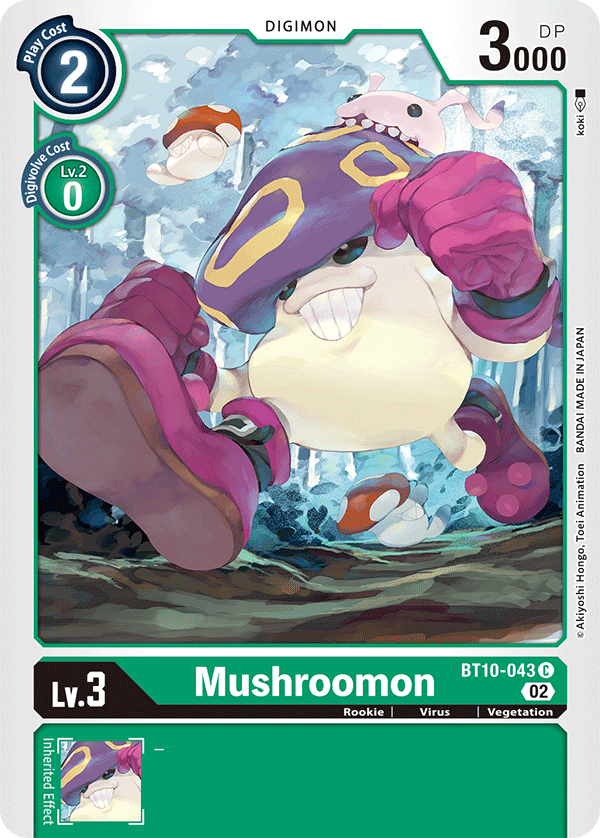 Mushroomon BT10-043-Kantocards