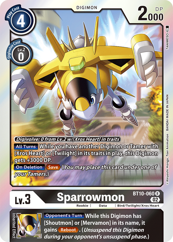 Sparrowmon BT10-060-Kantocards