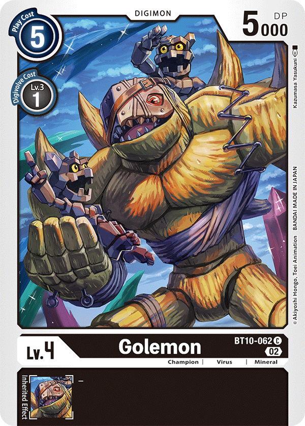Golemon BT10-062-Kantocards