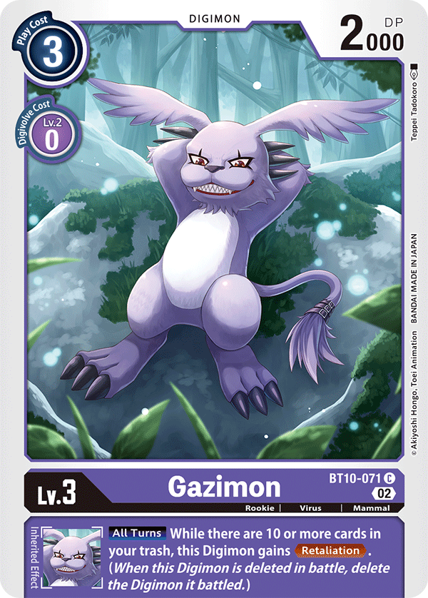 Gazimon BT10-071-Kantocards