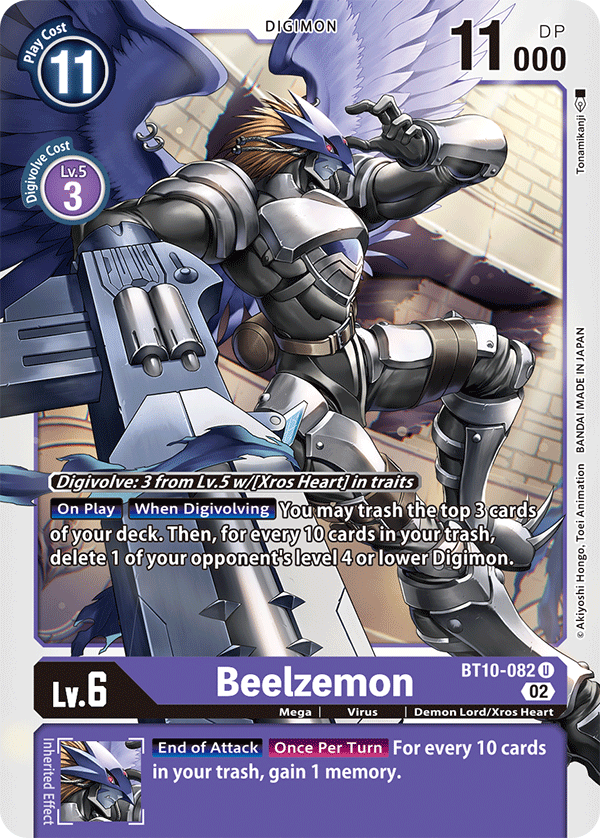 Beelzemon BT10-082-Kantocards