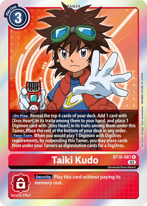 Taiki Kudo BT10-087-Kantocards