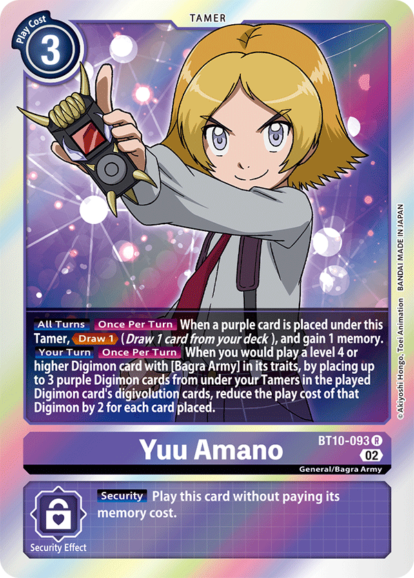 Yuu Amano BT10-093-Kantocards