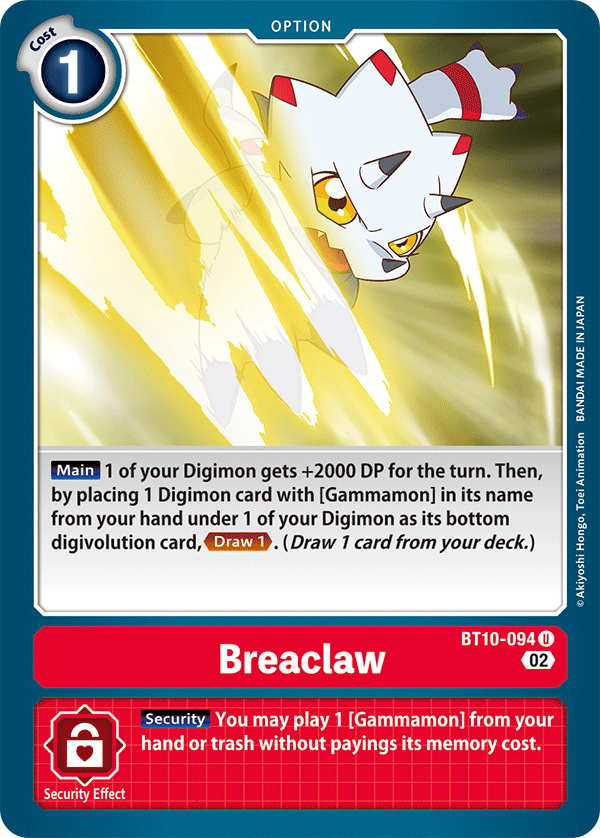 Breaclaw BT10-094-Kantocards