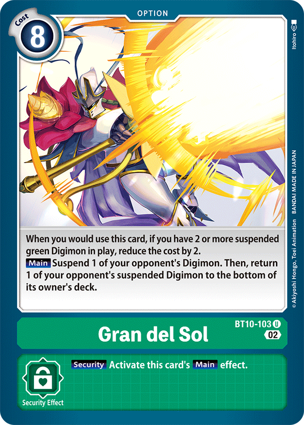 Gran del Sol BT10-103-Kantocards