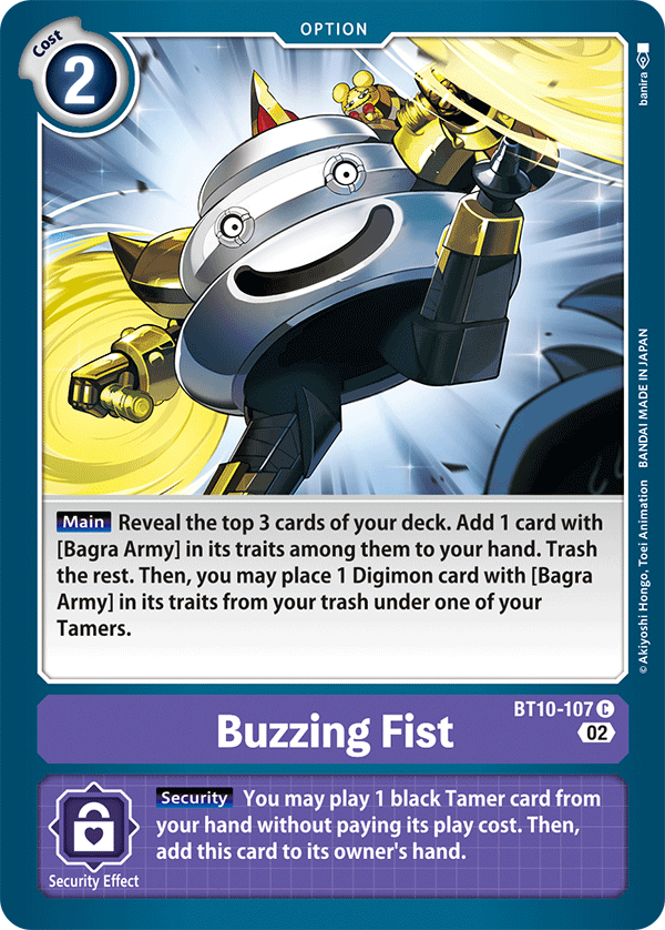 Buzzing Fist BT10-107-Kantocards