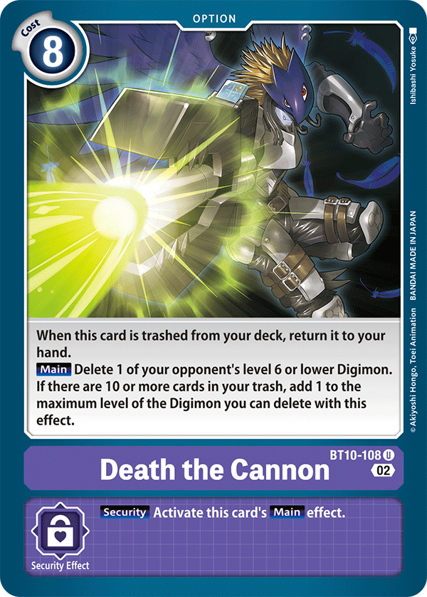 Death the Cannon BT10-108-Kantocards