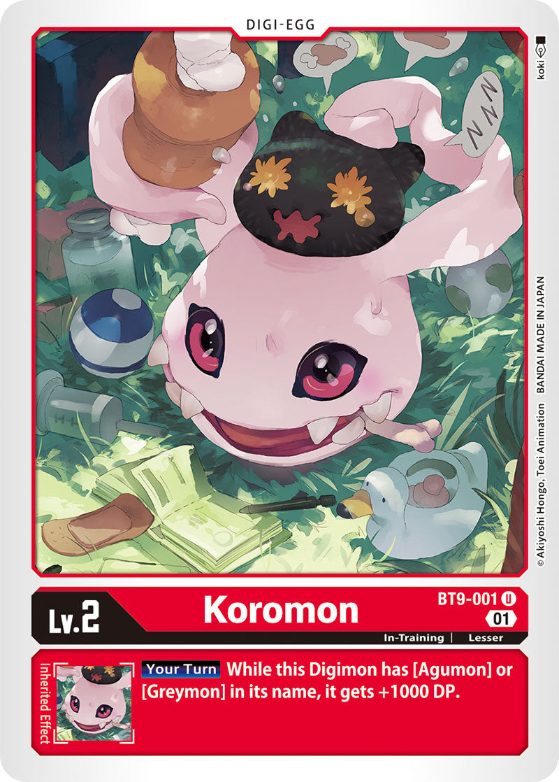 Koromon BT9-001-Kantocards