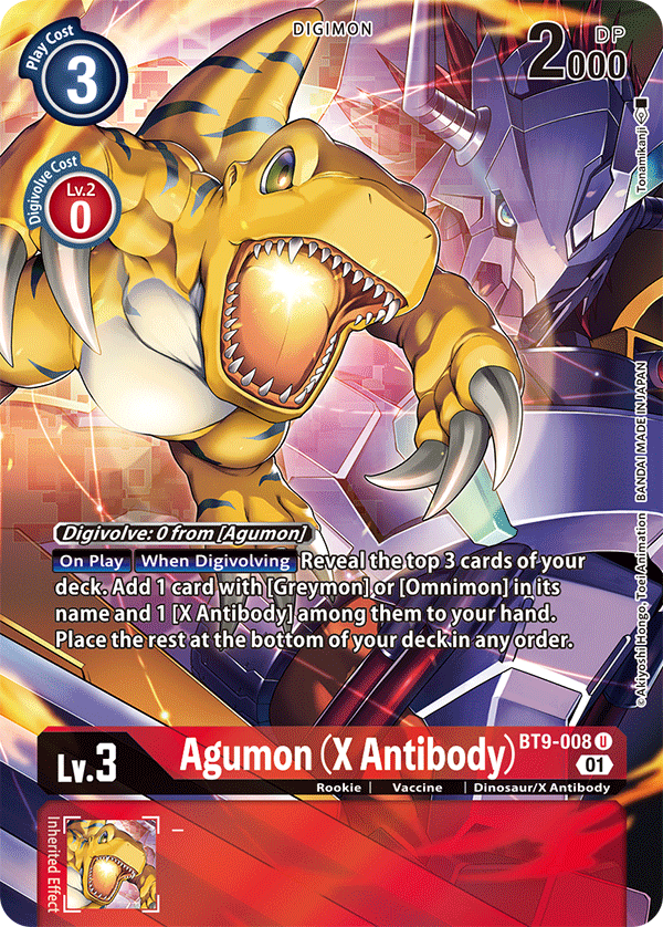 Agumon (X Antibody) Arte Alterno BT9-008-Kantocards