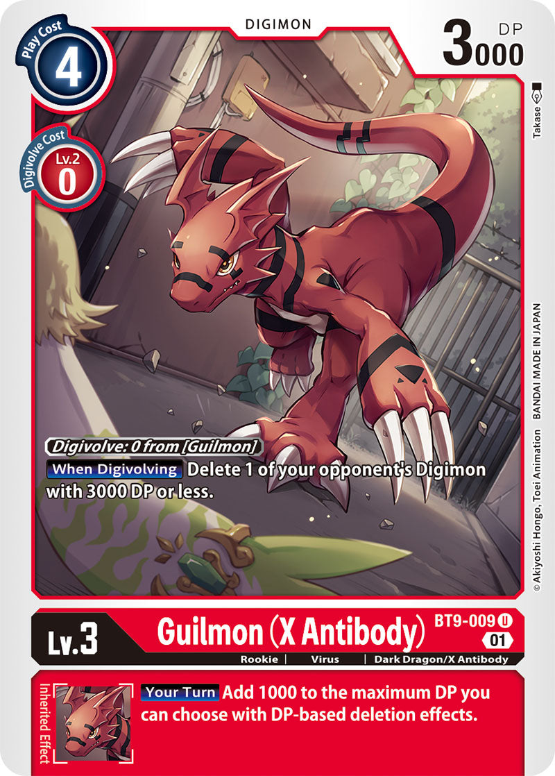 Guilmon (X Antibody) BT9-009-Kantocards