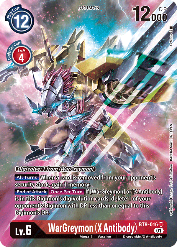 WarGreymon (X Antibody) Arte Alterno BT9-016-Kantocards