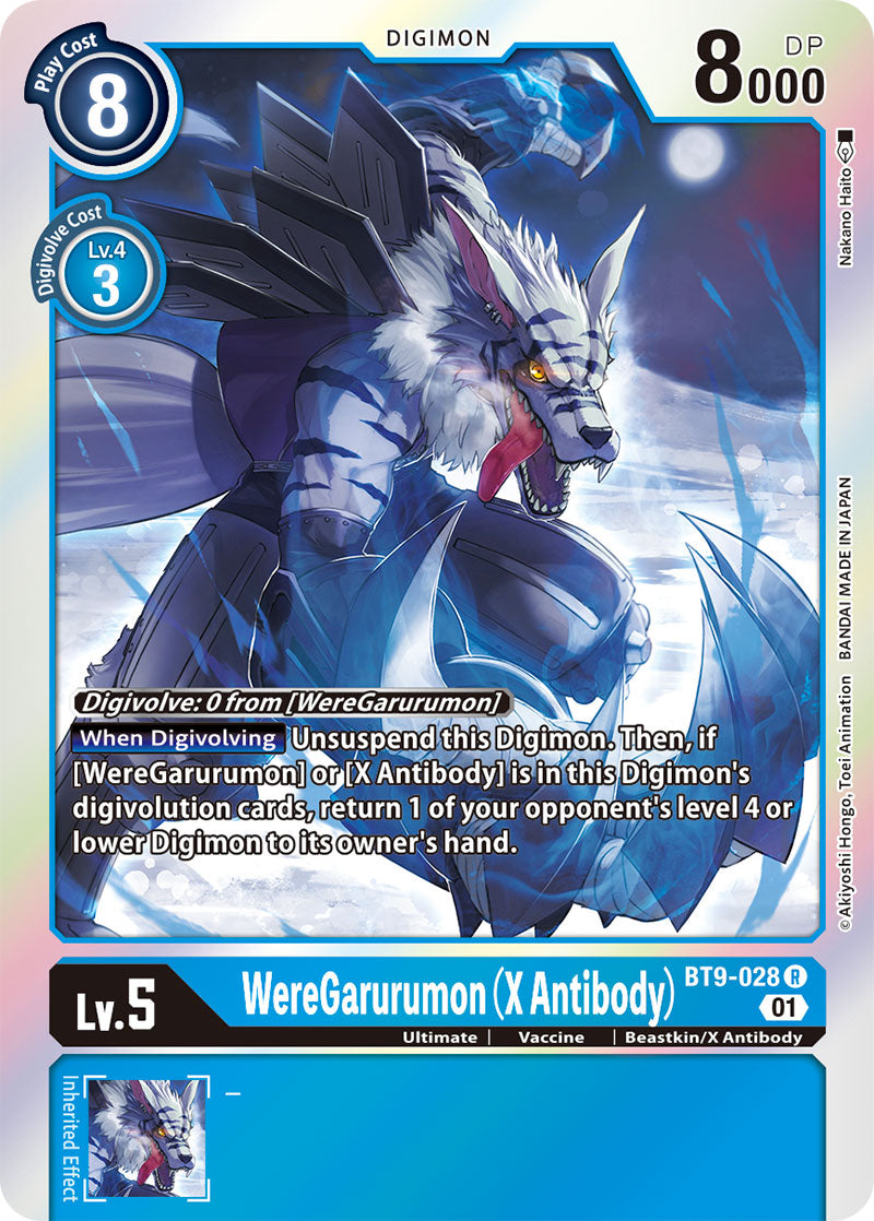 WereGarurumon (X Antibody) BT9-028-Kantocards