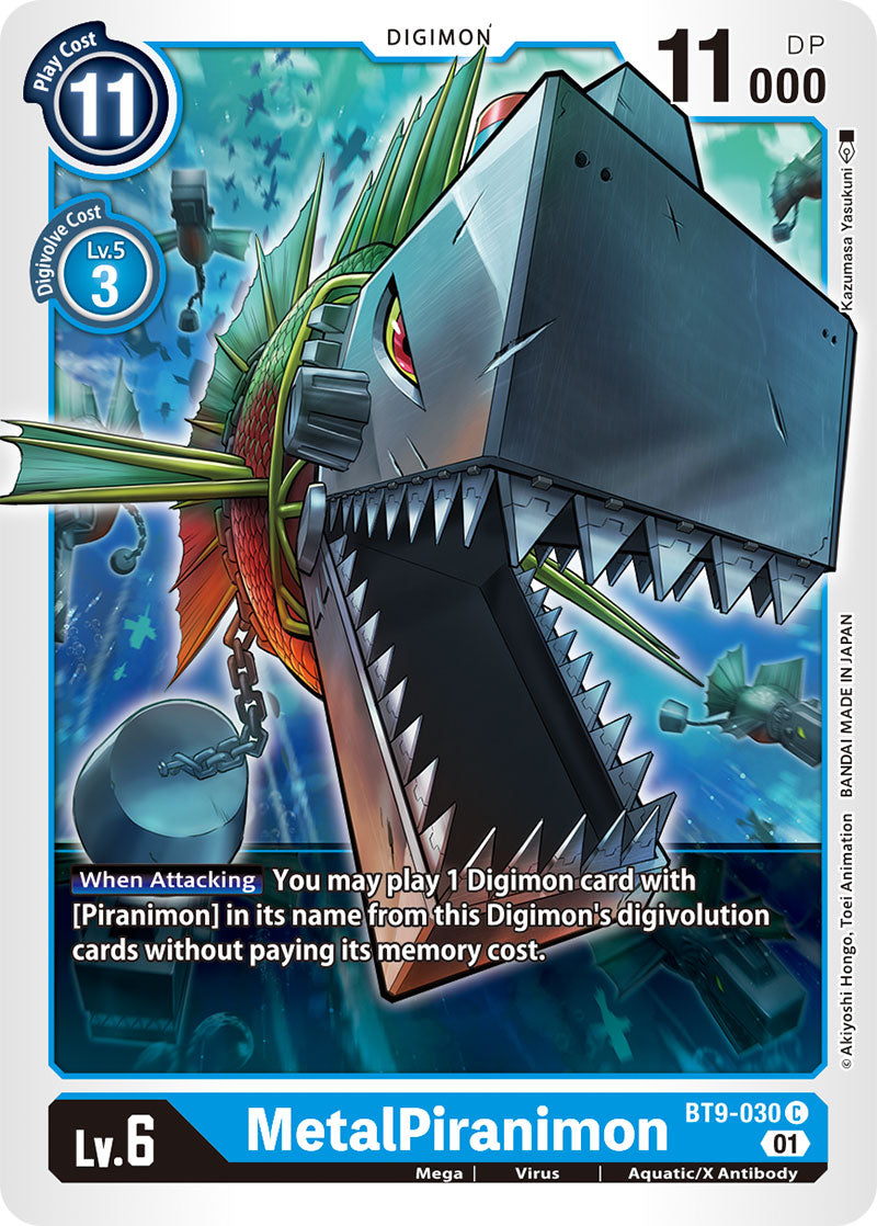 MetalPiranimon BT9-030-Kantocards