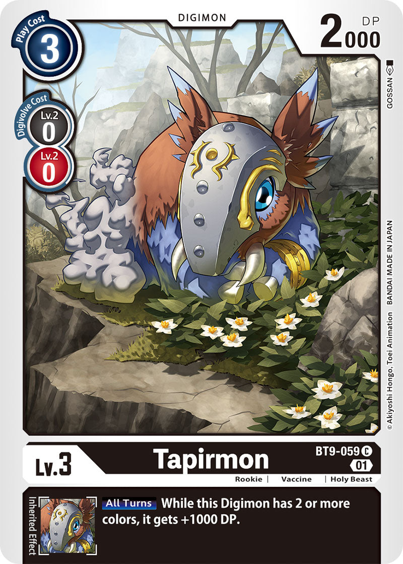 Tapirmon BT9-059-Kantocards