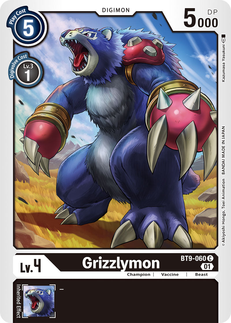 Grizzlymon BT9-060-Kantocards