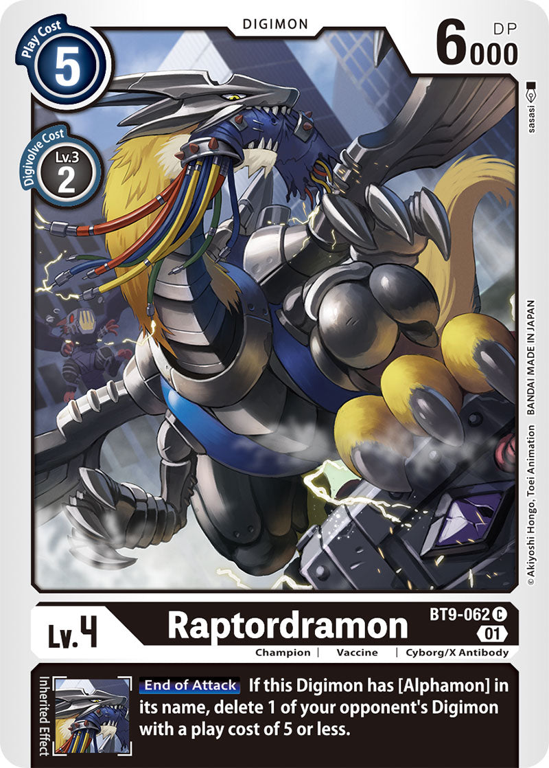 Raptordramon BT9-062-Kantocards