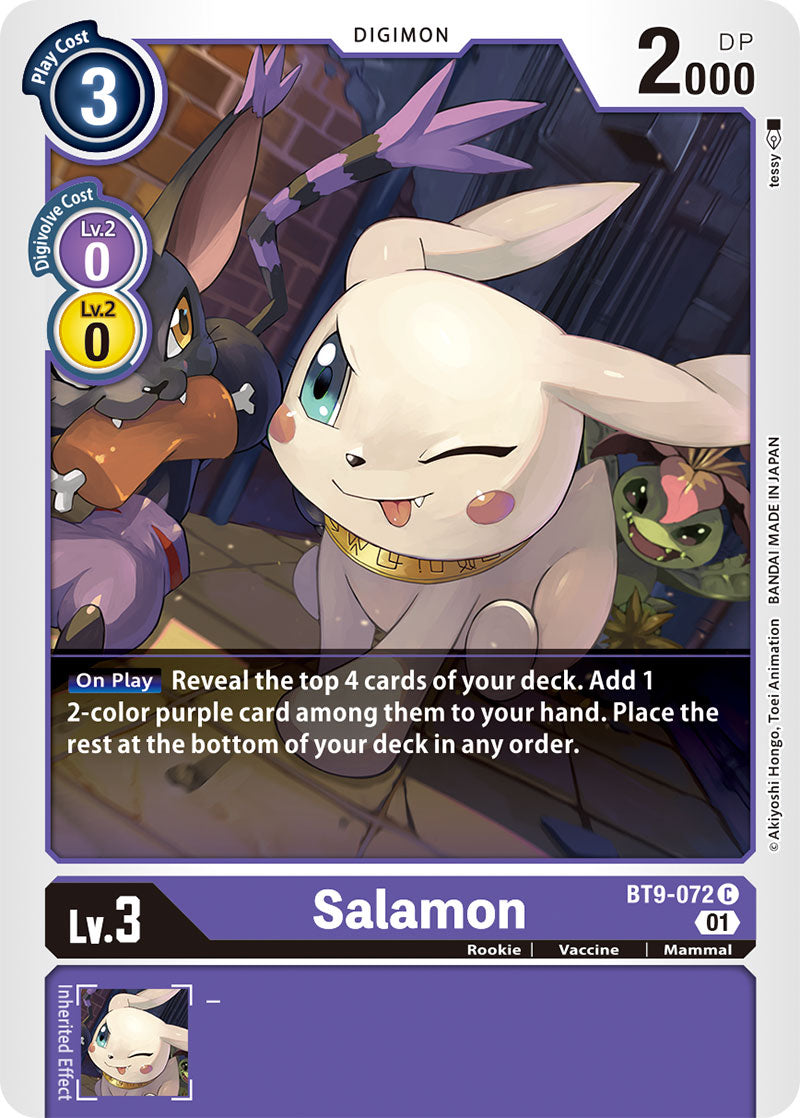 Salamon BT9-072-Kantocards