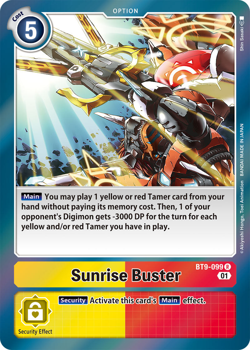 Sunrise Buster BT9-099-Kantocards