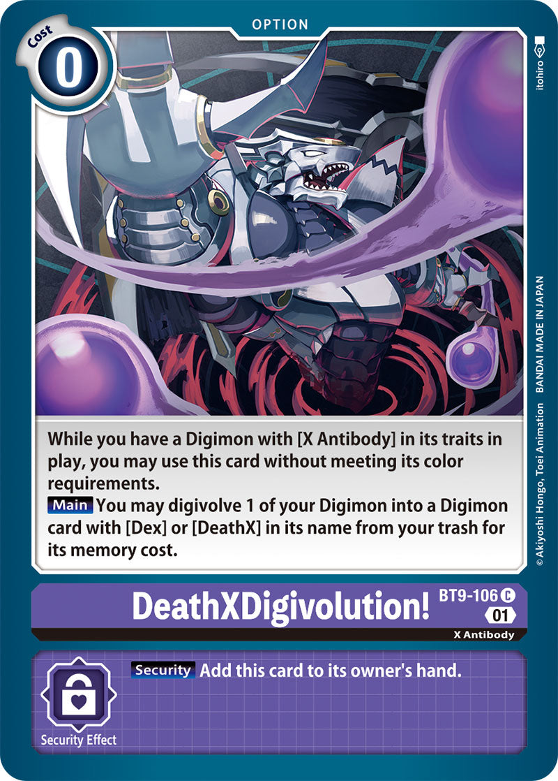 DeathXDigivolution! BT9-106-Kantocards