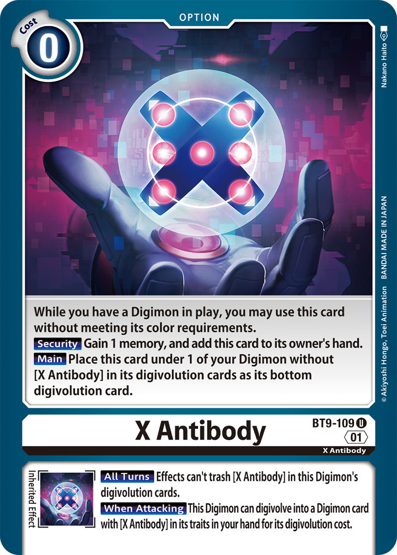 X Antibody BT9-109-Kantocards