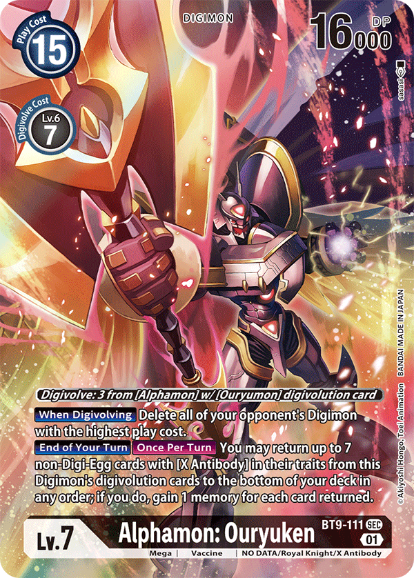 Alphamon: Ouryuken (Arte Alterno) BT9-111-Kantocards