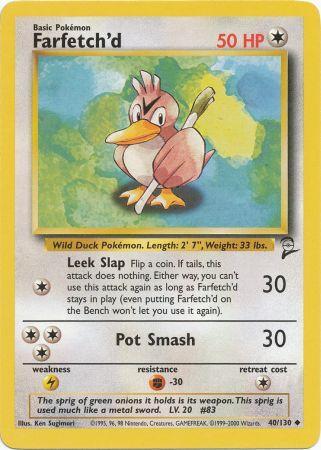 Farfetch'd 40/130-Kantocards