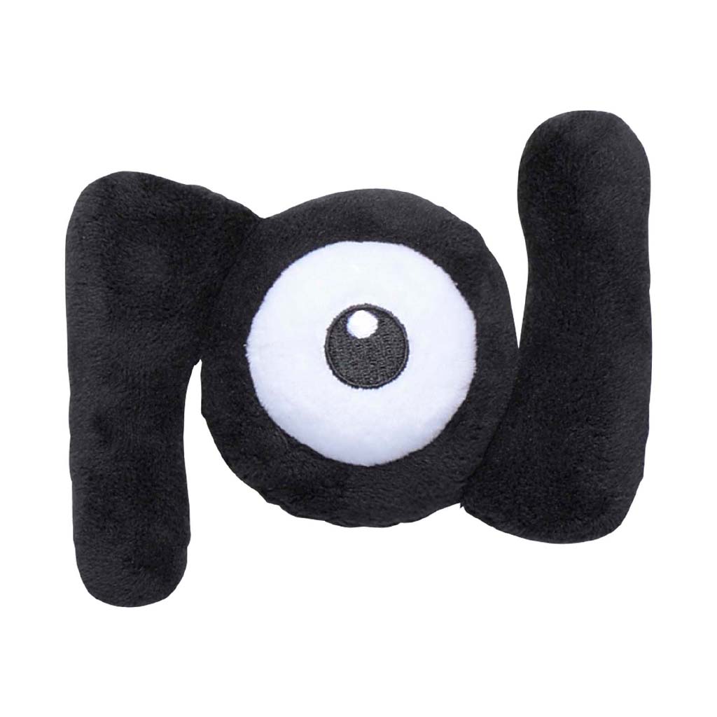 Peluche Unown N Sitting - 4 ¾ pulgadas.- Pokemon Center