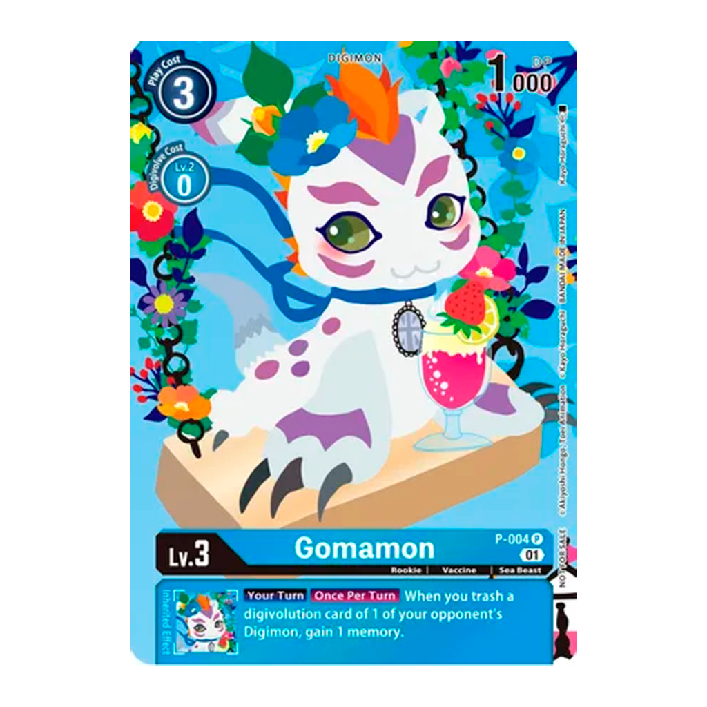 Gomamon - P-004-Kantocards