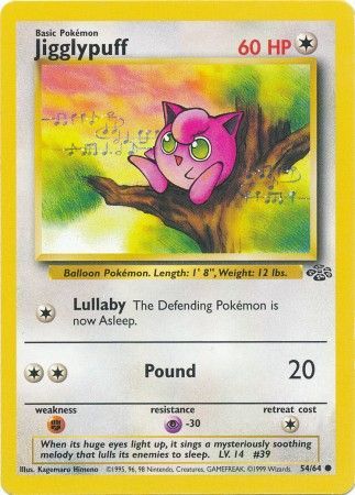 Jigglypuff 54/64-Kantocards