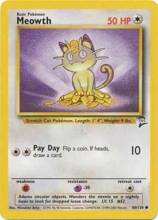 Meowth 80/130-Kantocards