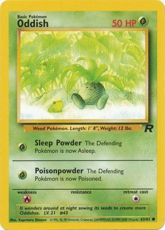 Oddish 63/82-Kantocards