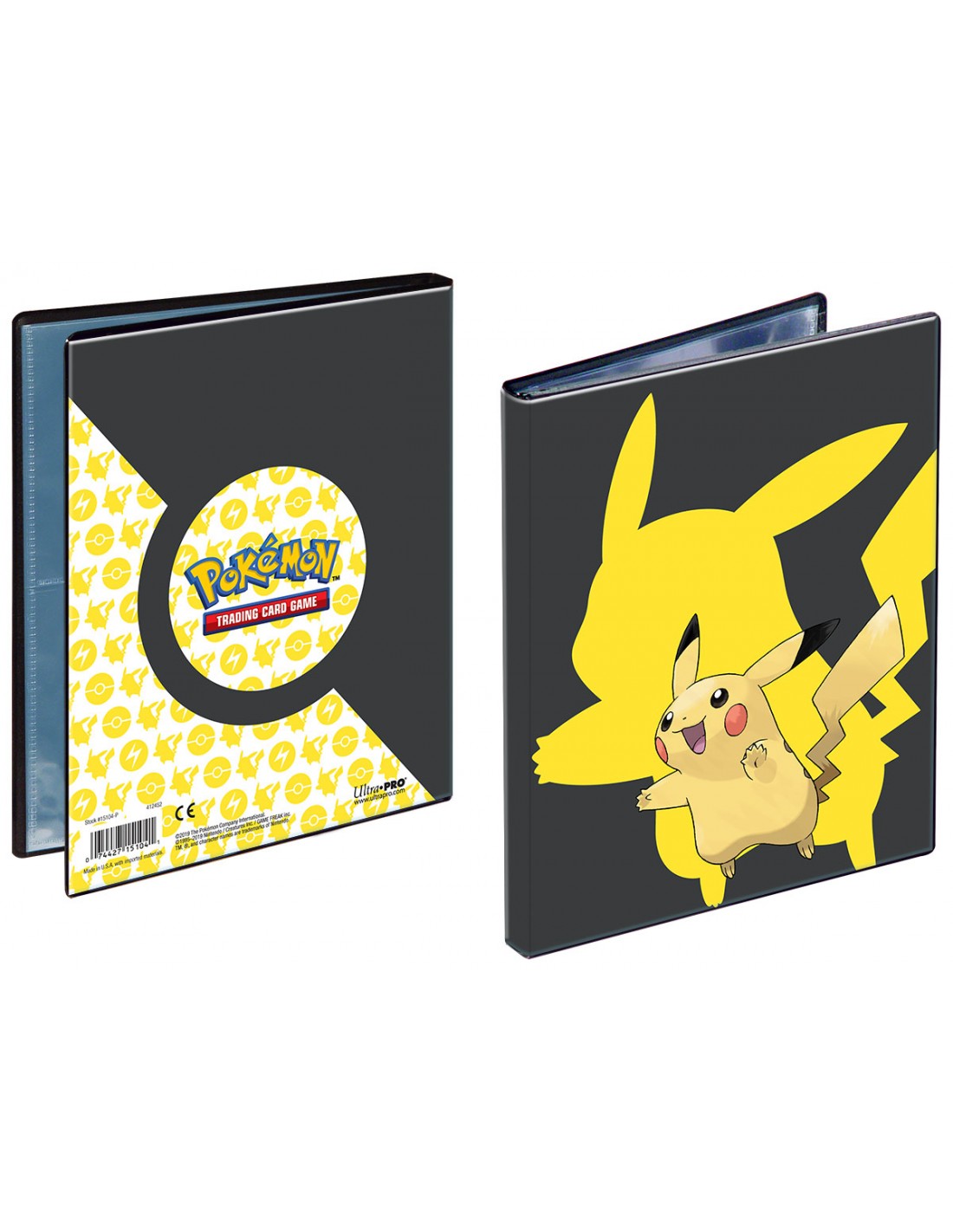 Carpeta Pikachu - 9 espacios - 10 hojas-Kantocards
