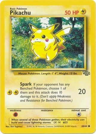 Pikachu 60/64-Kantocards