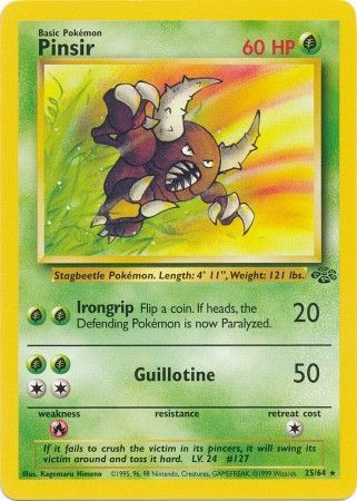 Pinsir 25/64-Kantocards