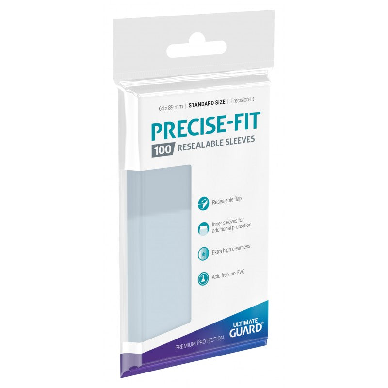Precise-Fit Micas Resellables Transparentes (x100)-Kantocards