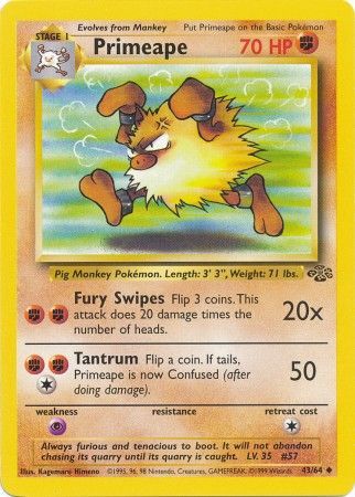 Primeape 43/64-Kantocards