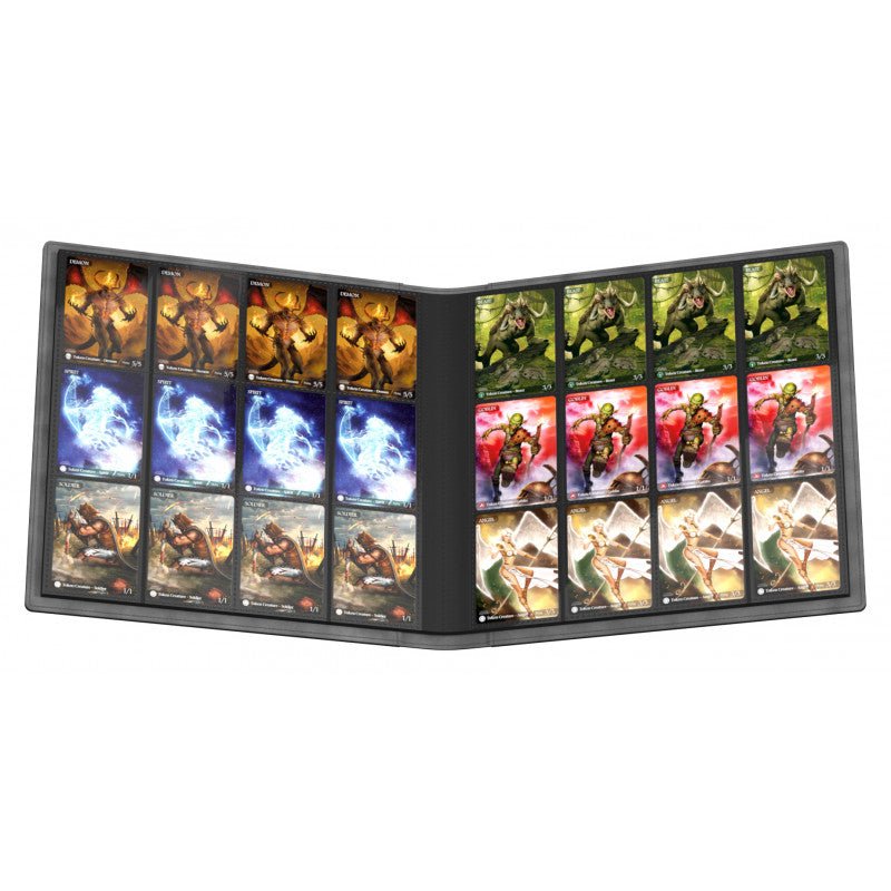 Quadrow Portfolio 480 Carpeta de 24 Espacios (4 Por Línea) Negra-Kantocards